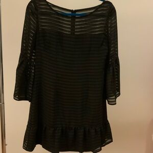 Bb Dakota Black Striped Dress